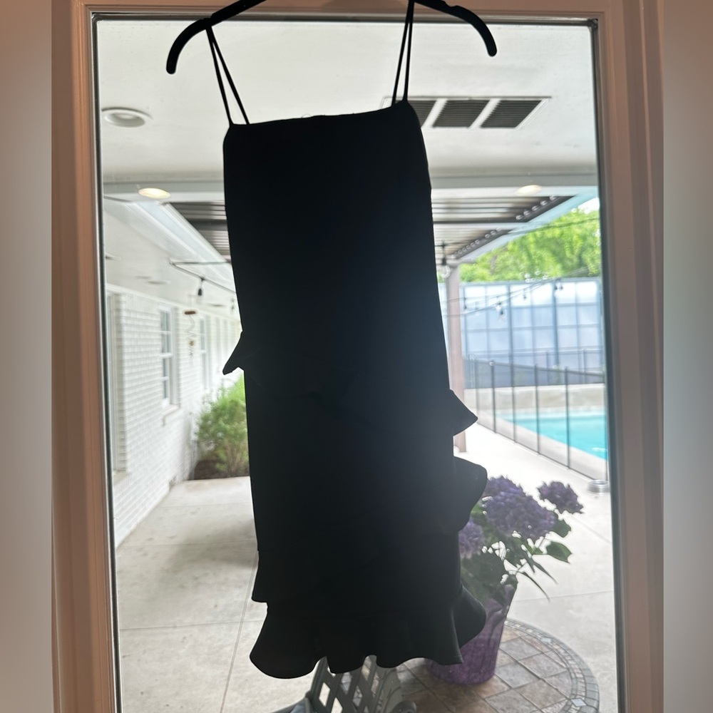 Black mini dress